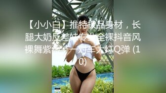 【小小白】推特极品身材，长腿大奶反差妹专业全裸抖音风裸舞紫薇，一对车大灯Q弹 (10)